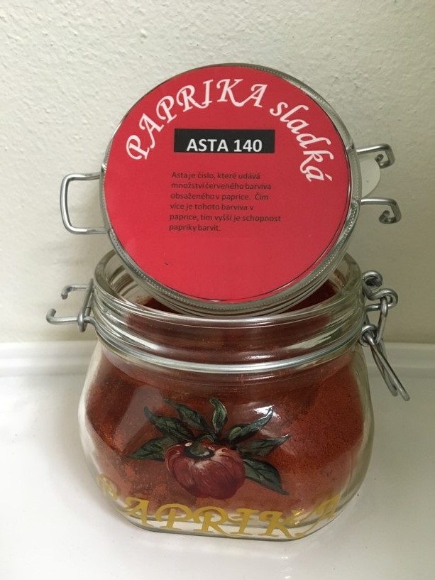 Paprika sladká Španělská ASTA 140 20g